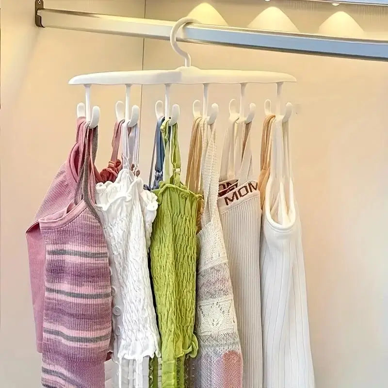 SpinHook 12-Hook Rotating Closet Organiser for Ties, Belts & More
