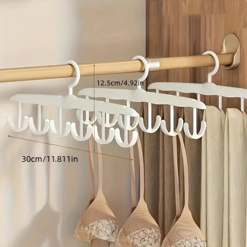 SpinHook 12-Hook Rotating Closet Organiser for Ties, Belts & More