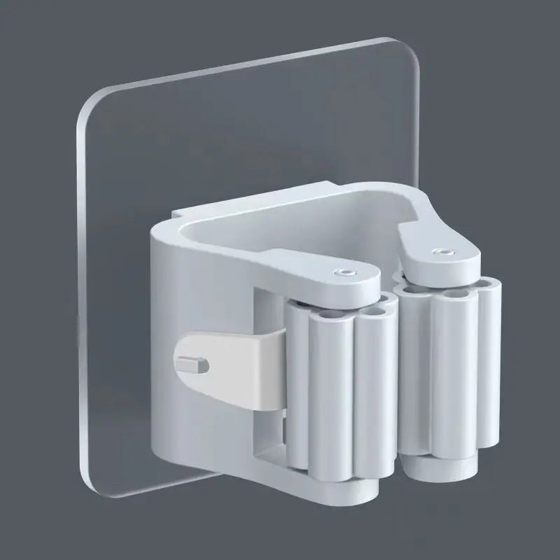 GripHold Adhesive Wall Hooks – Mop, Broom & Tool Organiser