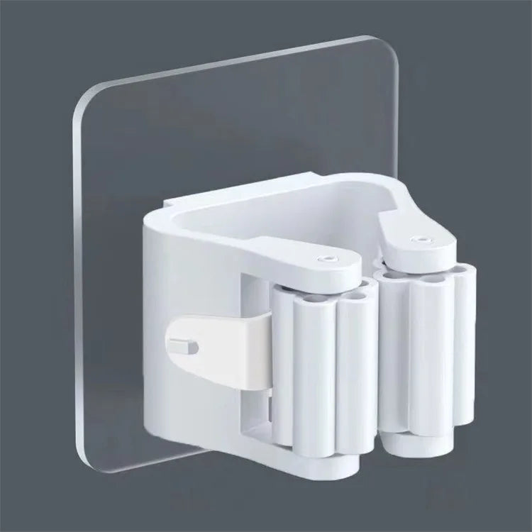 GripHold Adhesive Wall Hooks – Mop, Broom & Tool Organiser