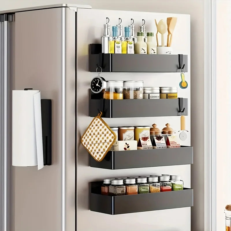 MagniStore 2-Piece Magnetic Fridge Basket Organiser