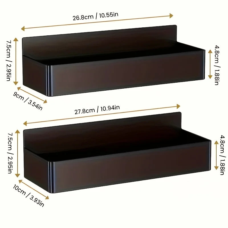 MagniStore 2-Piece Magnetic Fridge Basket Organiser