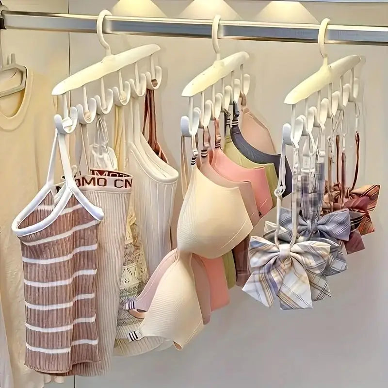 SpinHook 12-Hook Rotating Closet Organiser for Ties, Belts & More