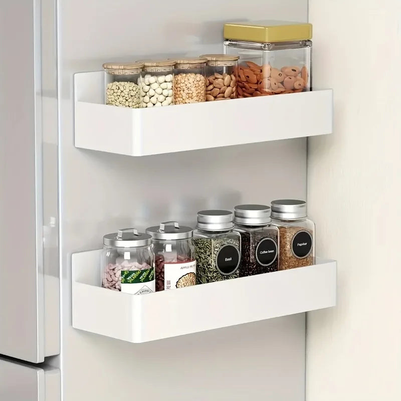 MagniStore 2-Piece Magnetic Fridge Basket Organiser