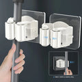 GripHold Adhesive Wall Hooks – Mop, Broom & Tool Organiser