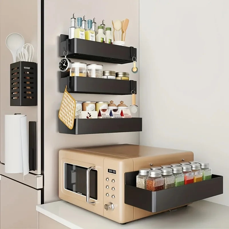 MagniStore 2-Piece Magnetic Fridge Basket Organiser