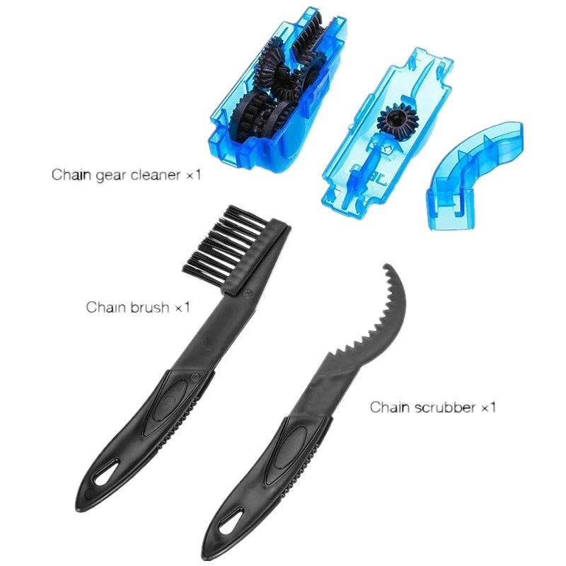 ChainScrub Pro – Portable Bicycle Chain Cleaner & Brush Kit