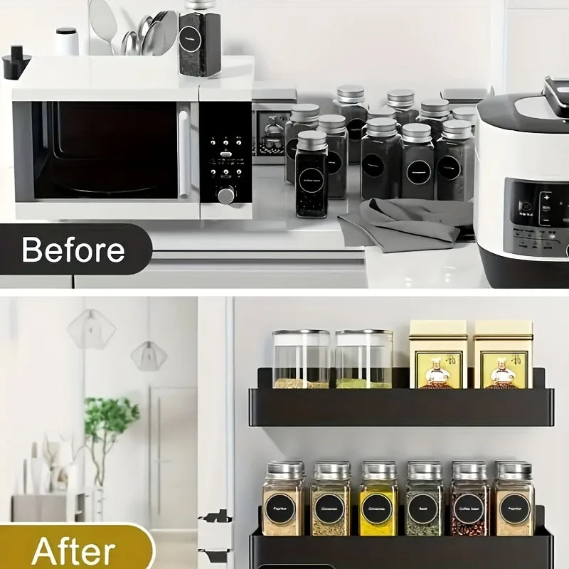 MagniStore 2-Piece Magnetic Fridge Basket Organiser