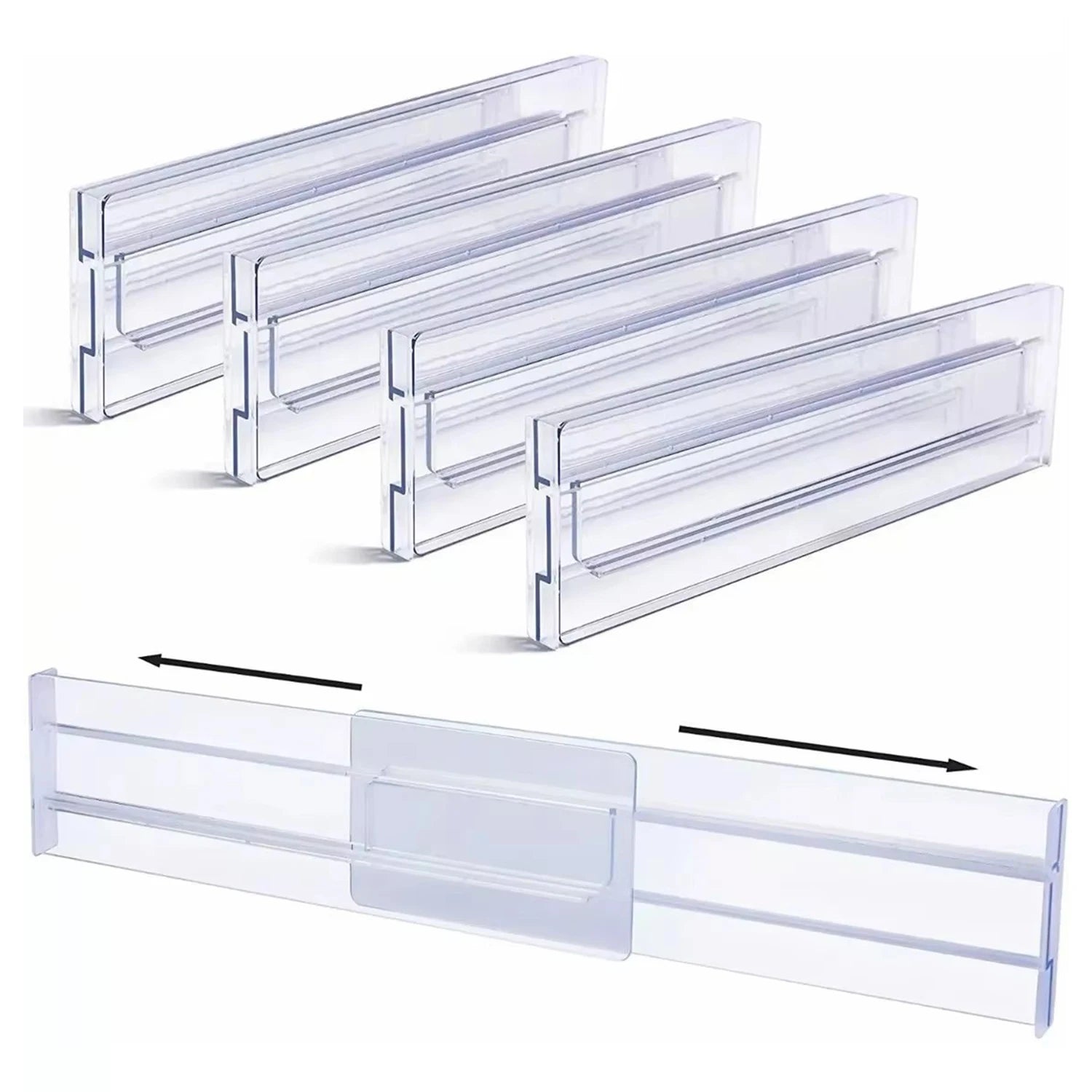DivideRight™ Expandable Drawer Dividers | No-Tool Install