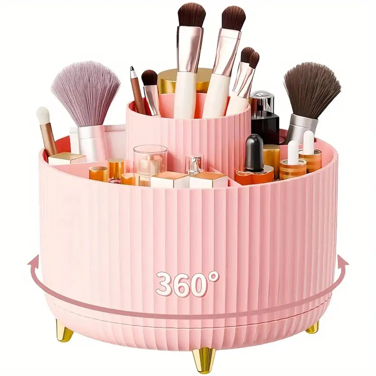 GlowSpin™ Rotating Makeup Organiser