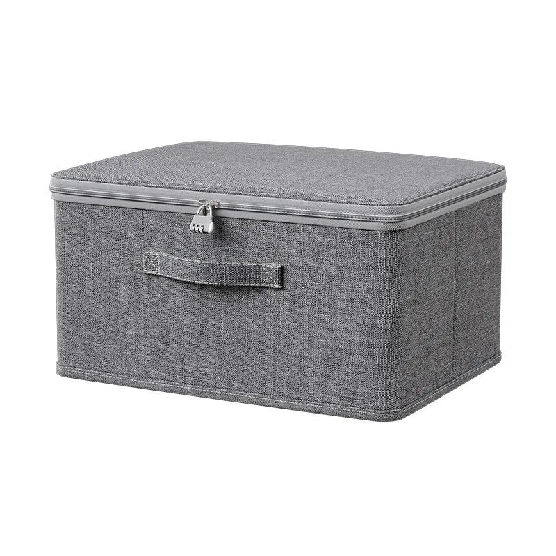 FoldStore™ Collapsible Fabric Storage Box with Wheels